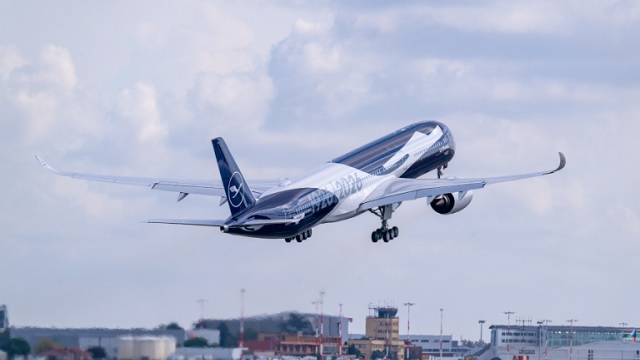 Lh Airbus A350 Take off 1.jpg
